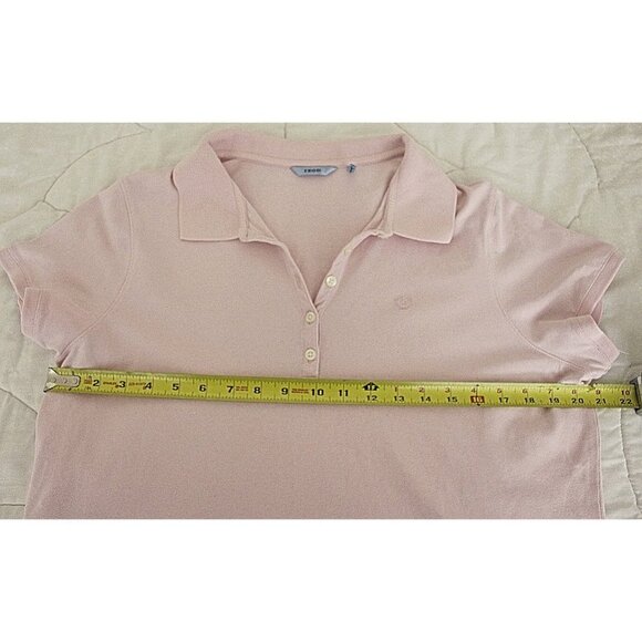 Izod 5-Button Polo with IZ Logo in Fresh Pink, sz Medium - Picture 7 of 9